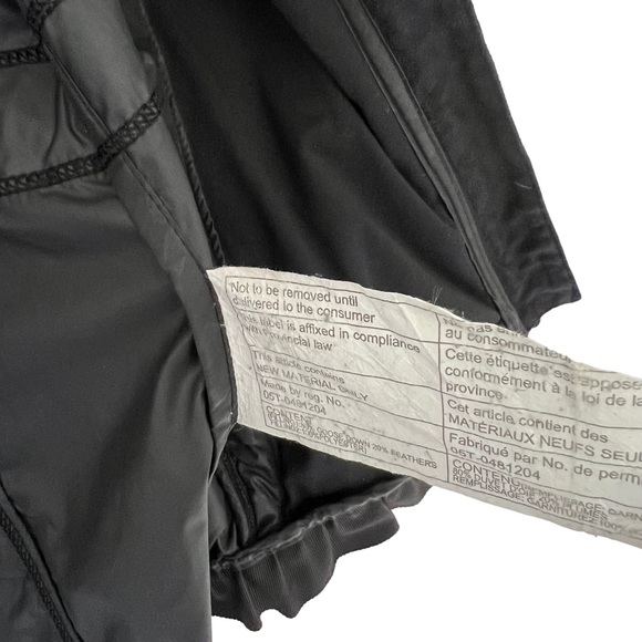 RARE:Lululemon Spring Fling Puffy Windbreaker Animal Swirl Embossed Black Size 4 - Picture 12 of 14